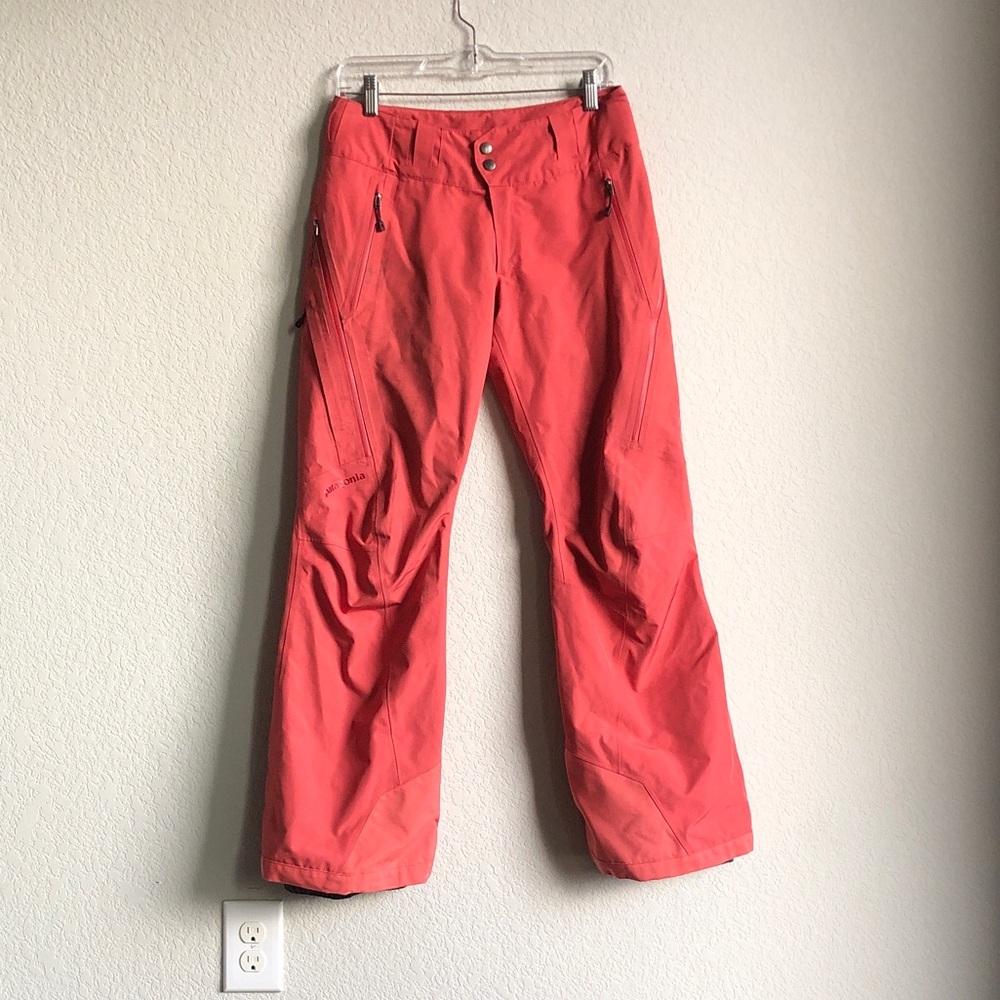 Patagonia Womens Powder Bowl Pants Snow Snowboarding Skiing Flaw Stains